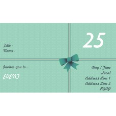 Annivervary Invitation Bow cards